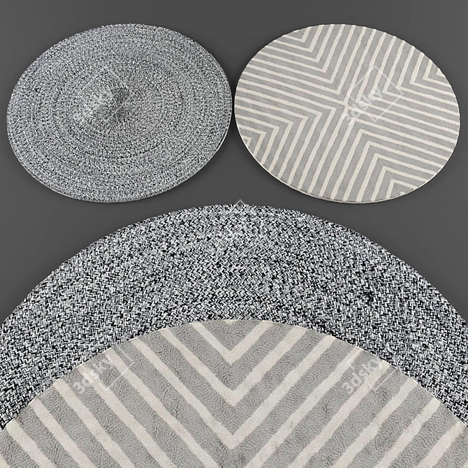 Vintage Rug Collection 3D model image 1