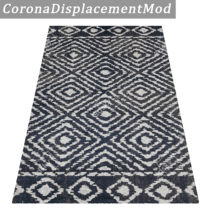 High-Quality Carpet Set with 3 Variations 3D model image 4