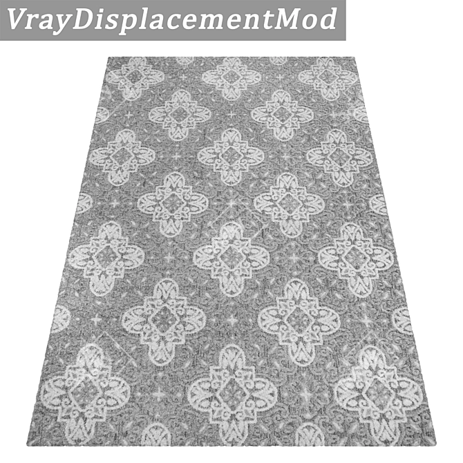 Title: Luxury Set of 3 Carpets 3D model image 3