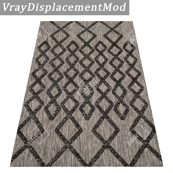 Luxury Rug Set with High-Quality Textures 3D model image 3
