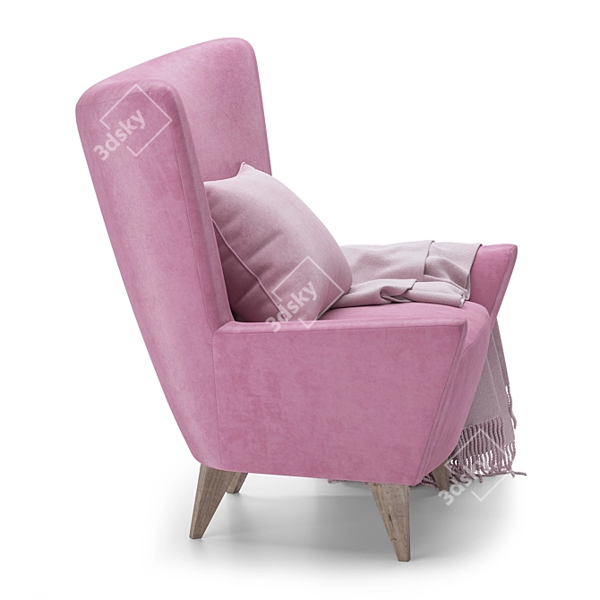 Moderno Matador Armchair 3D model image 2