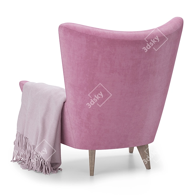 Moderno Matador Armchair 3D model image 3