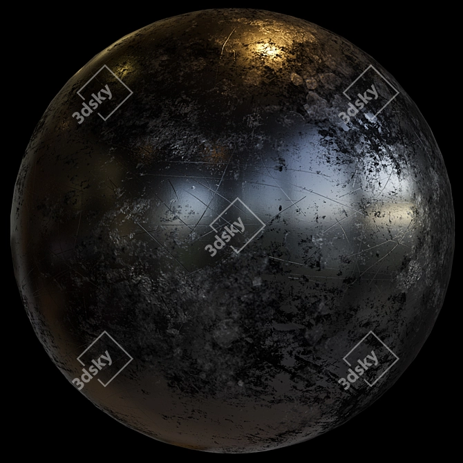 Versatile Metal Textures Pack 3D model image 4