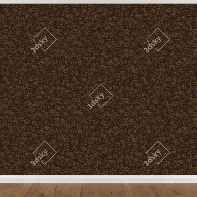 Seamless Wallpaper Set - 3 Colors 3D model image 3