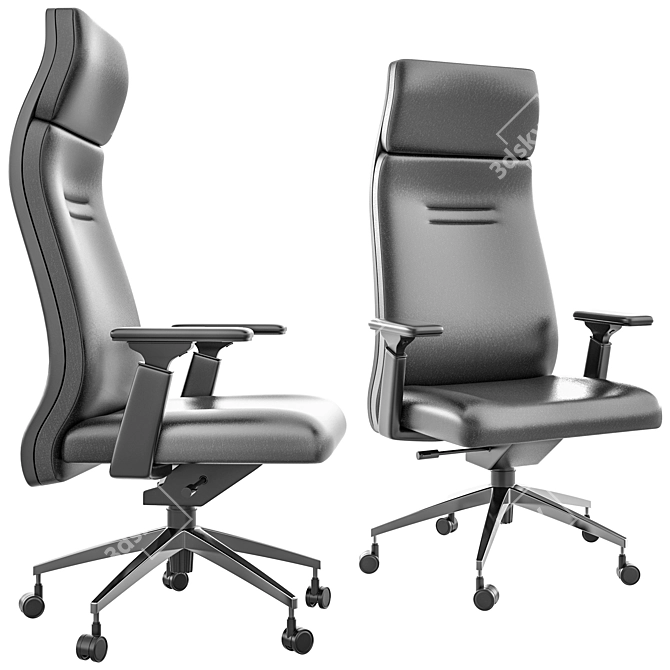 ErgoMax Office Chair 3D model image 1