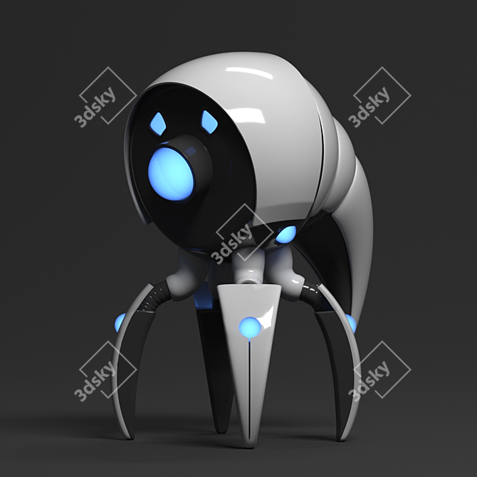 Nanobot 3D Model - obj File 3D model image 1