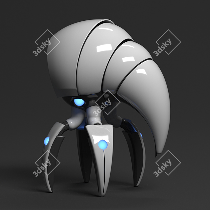 Nanobot 3D Model - obj File 3D model image 2