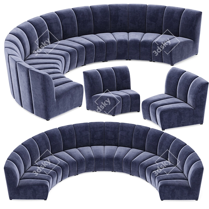 Luxury Modular Sofa: Lando Eichholtz 3D model image 1