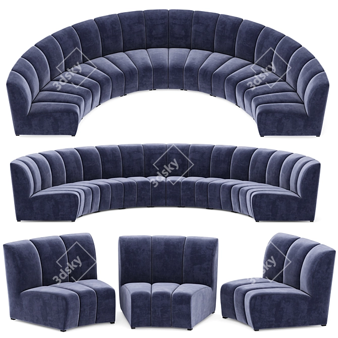 Luxury Modular Sofa: Lando Eichholtz 3D model image 2