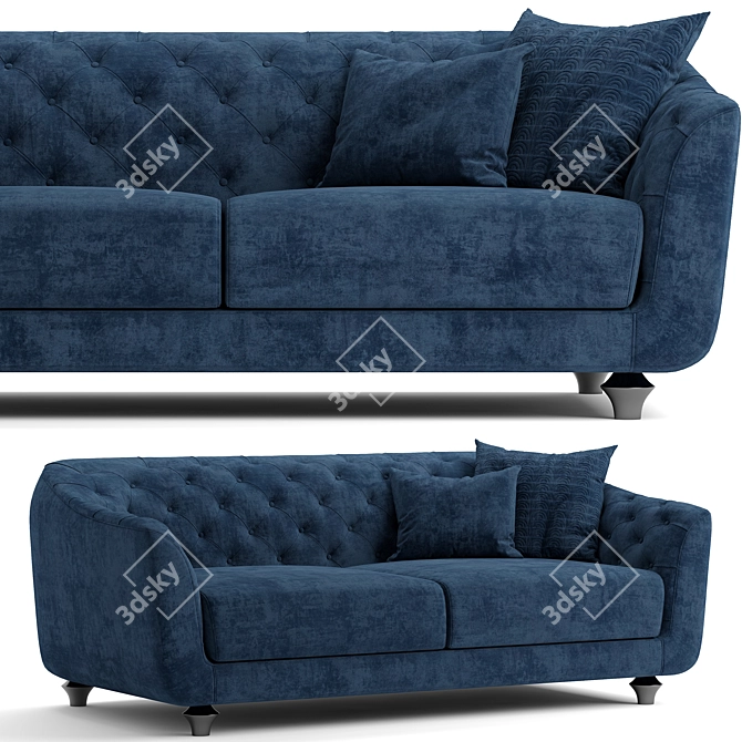 Elegance and Comfort Combined: Ottavia Sofa 3D model image 1