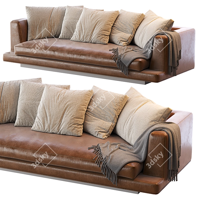 Elegant Aurae Maxalto Sofa 3D model image 1