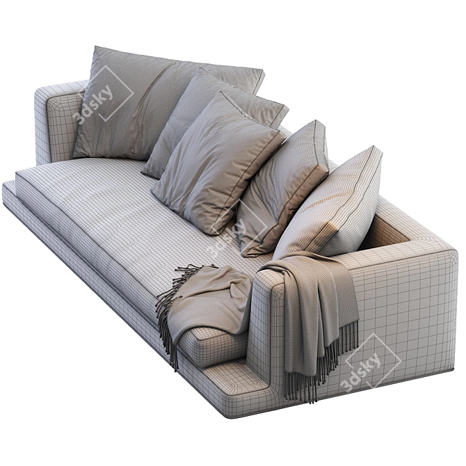 Elegant Aurae Maxalto Sofa 3D model image 5