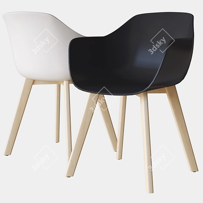 Asti Chair: Deep House Design 3D model image 1