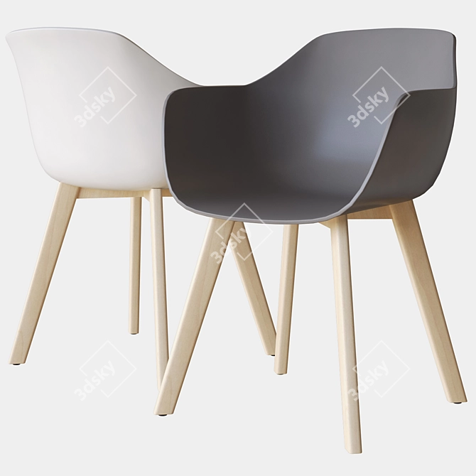 Asti Chair: Deep House Design 3D model image 2