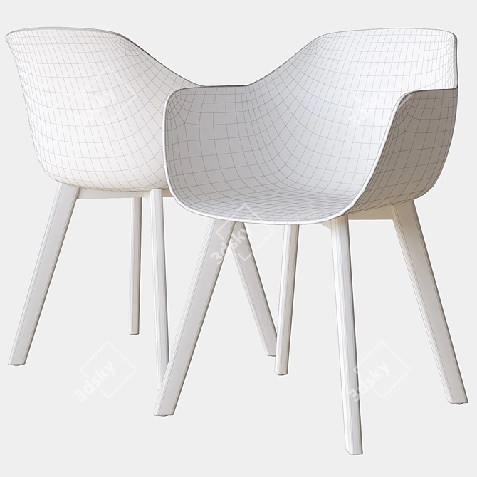 Asti Chair: Deep House Design 3D model image 3