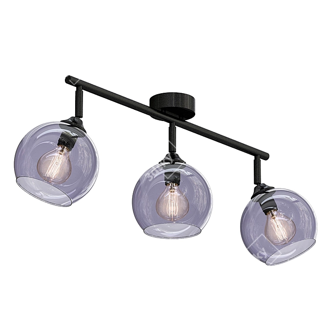 Elegant Ceiling Light Fixture 3D model image 1