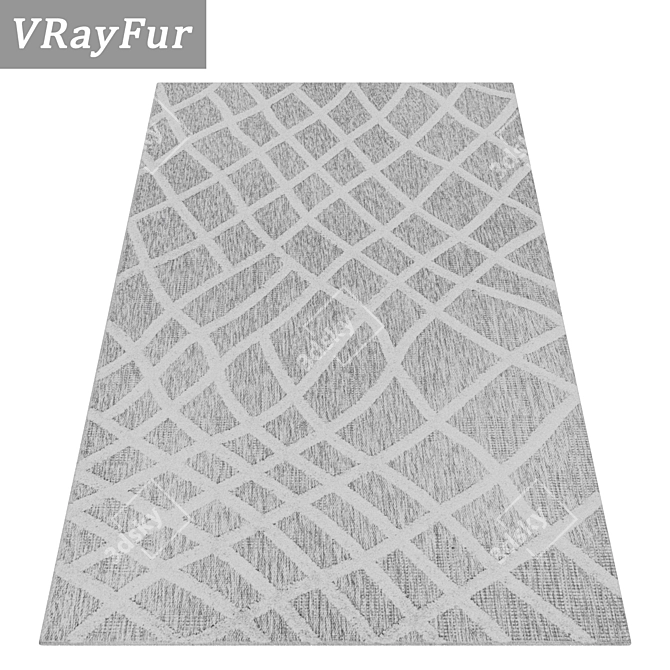 Luxury Carpet Set 1278 - High-Quality Textures 3D model image 2