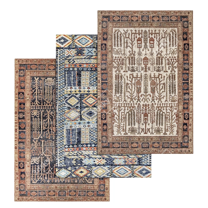 Luxury Carpet Collection 3D model image 1