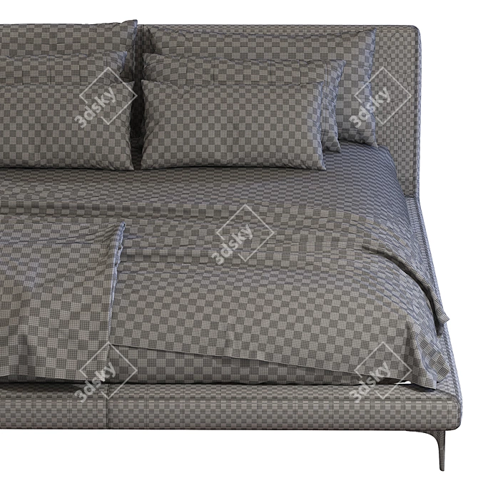 Luxury Bed: TULISS/Desiree Divani 3 3D model image 5