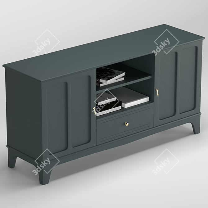 Elegant LOMMARP TV Unit 3D model image 2