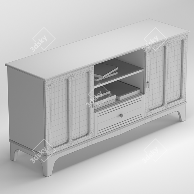 Elegant LOMMARP TV Unit 3D model image 3