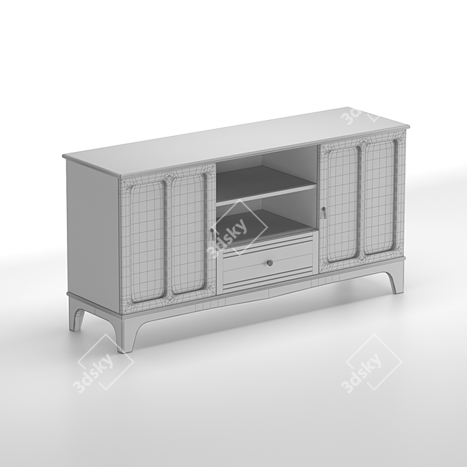 Elegant LOMMARP TV Unit 3D model image 6