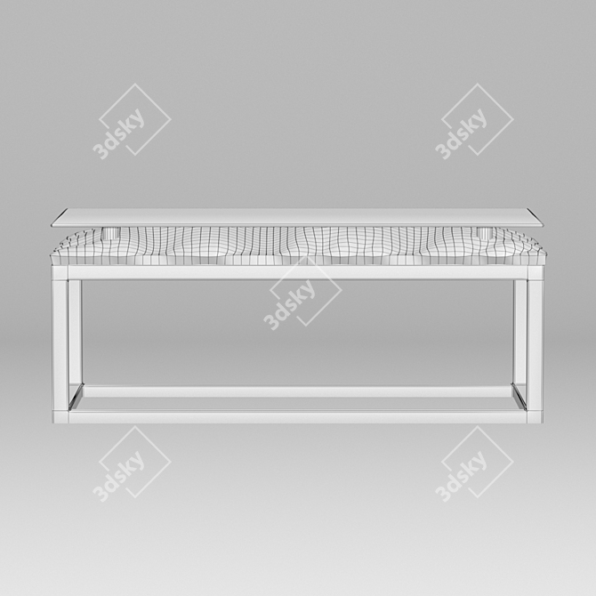 Designer Coffee Table: Nuge 3D model image 3