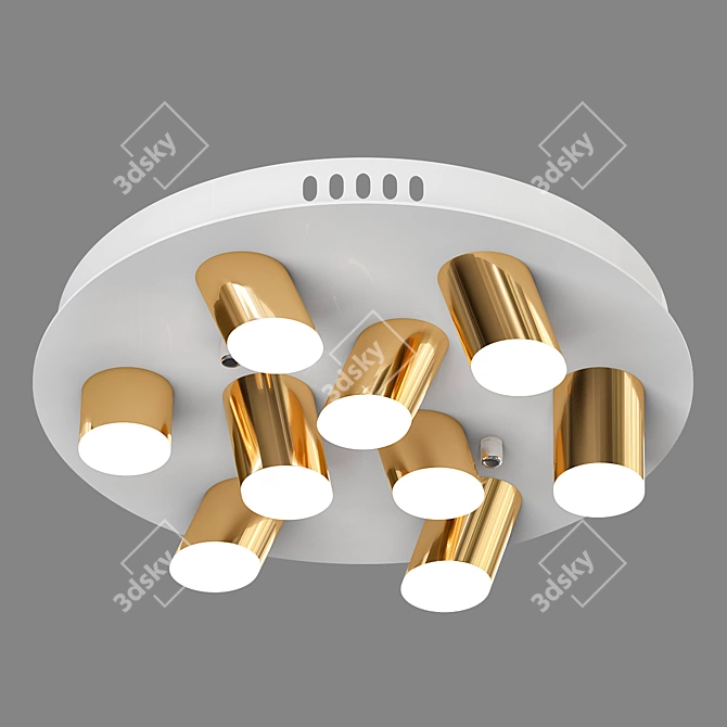 Flensburg Ceiling Chandelier 3D model image 1