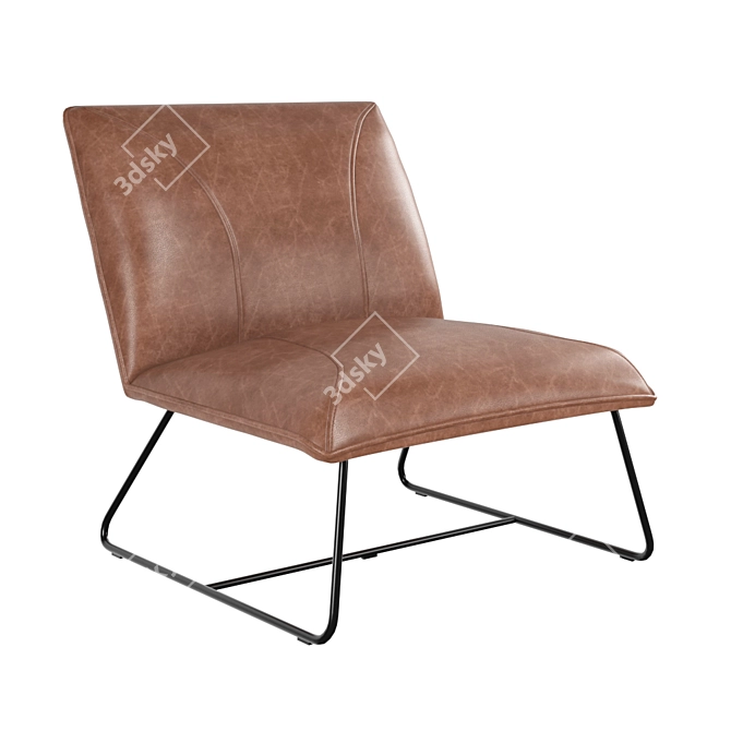  Luxe Comfort Jordan Lounge Chair 3D model image 1