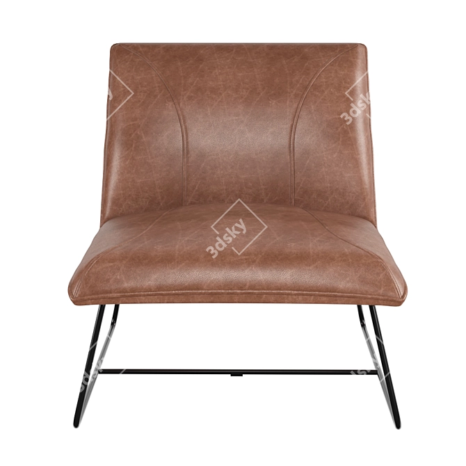  Luxe Comfort Jordan Lounge Chair 3D model image 2