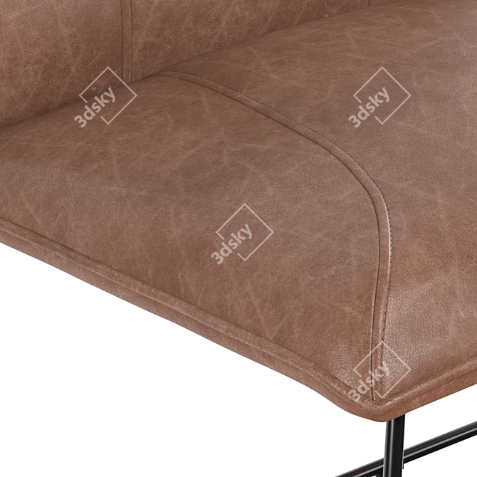  Luxe Comfort Jordan Lounge Chair 3D model image 3