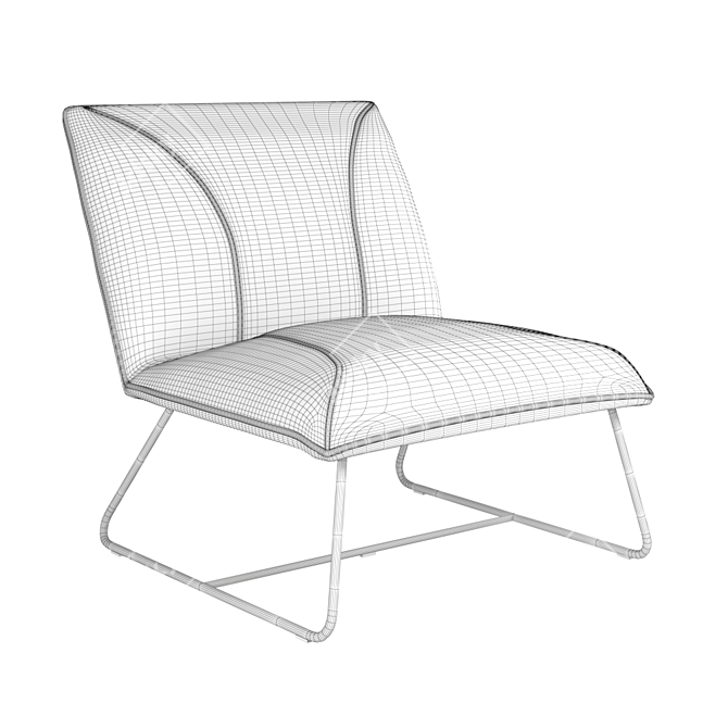  Luxe Comfort Jordan Lounge Chair 3D model image 4