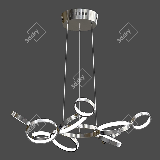 Elegant Lightstar Pendant Chandelier 3D model image 1