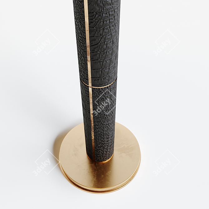 Sleek Elegance: Upper Fifth Floor Lamp 3D model image 7