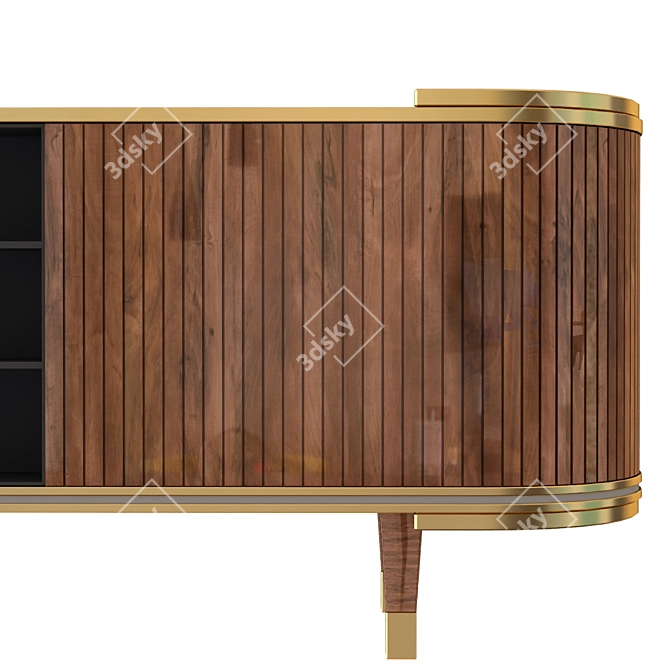 [LIMITED EDITION] 3dsMax & VRay Wooden Console 3D model image 4