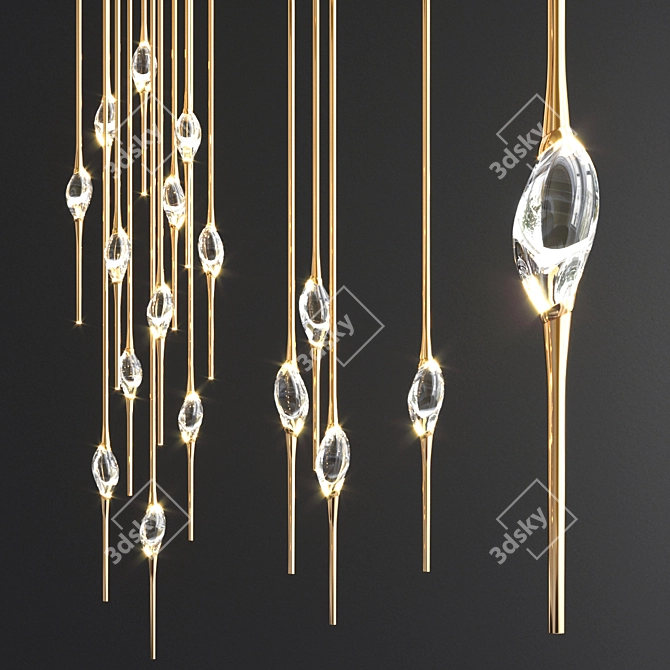 Elegant Cluster Light Collection 3D model image 1