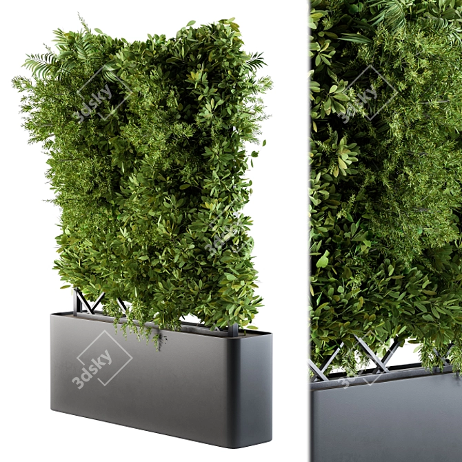 Vertical Garden Box - Outdoor Planting 3D model image 1