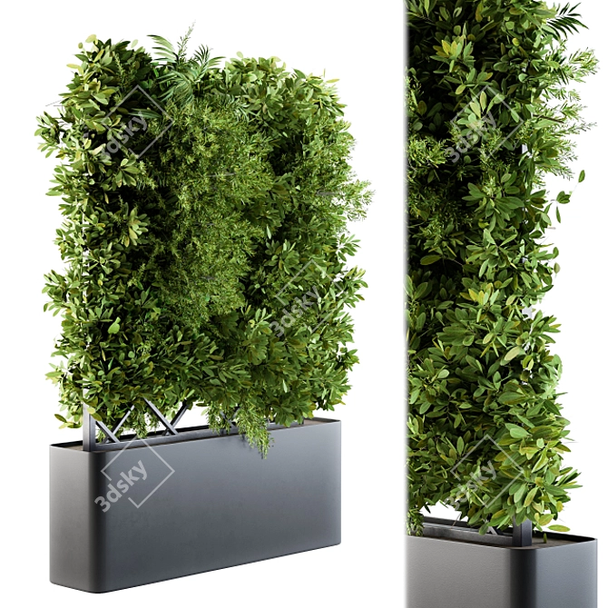 Vertical Garden Box - Outdoor Planting 3D model image 2