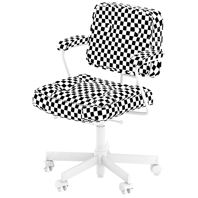 Alefjall Ergonomic Office Chair 3D model image 8