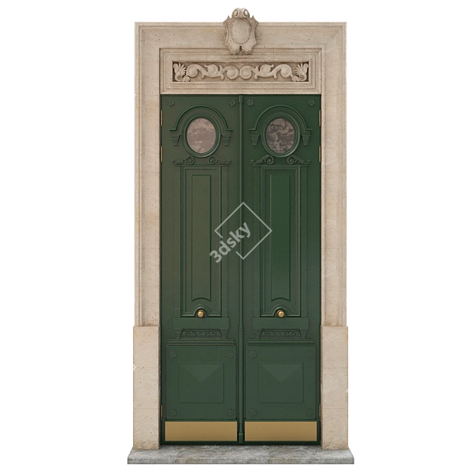 Classic 3D Max Door - 1600mm x 3500mm 3D model image 1