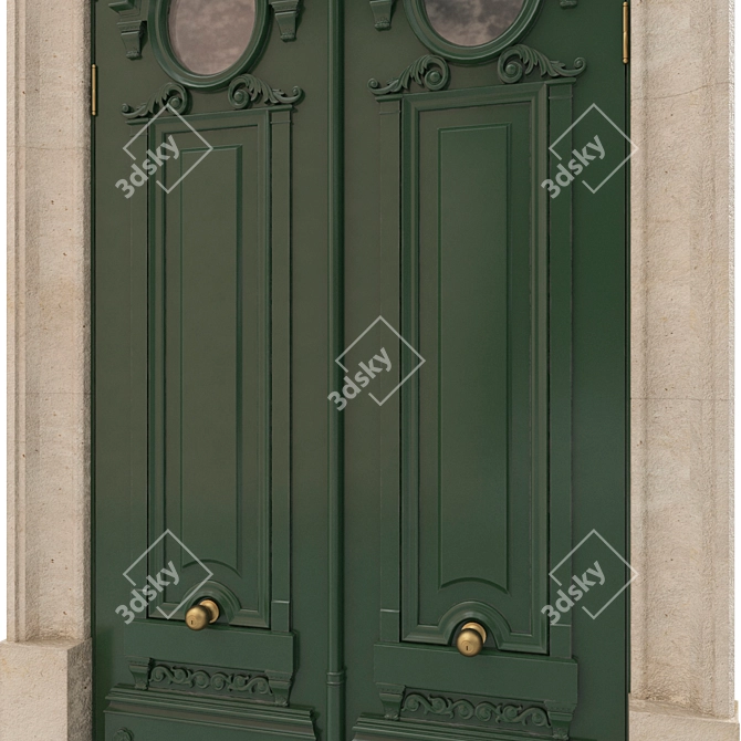 Classic 3D Max Door - 1600mm x 3500mm 3D model image 3