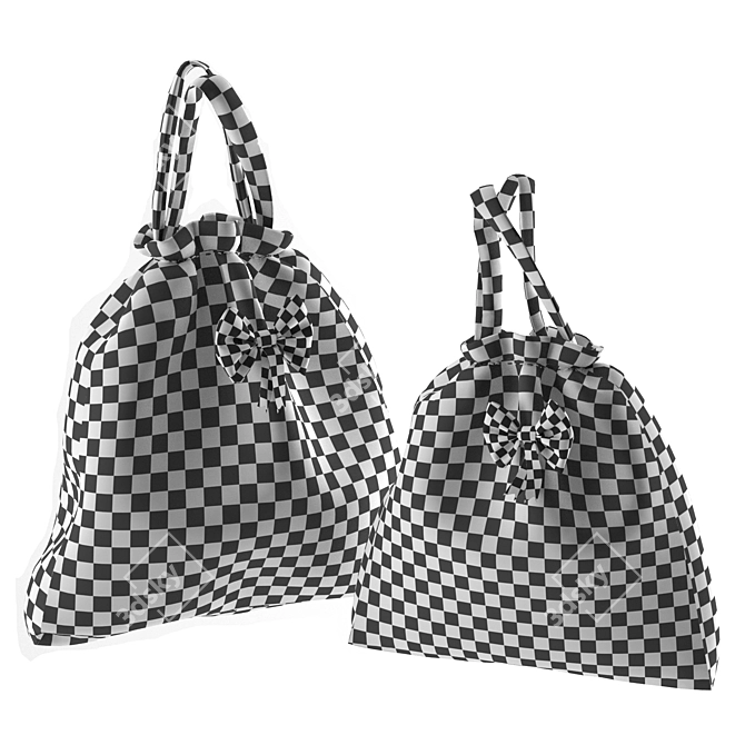 Polybag Pro: Versatile Drawstring Bag 3D model image 3