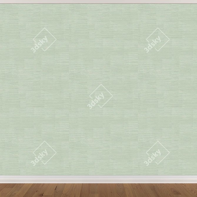 Seamless Wallpaper Set with 3 Colors 3D model image 4