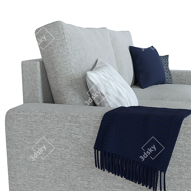 Kenay Home Lane Sofa: Stylish and Comfortable 3D model image 3