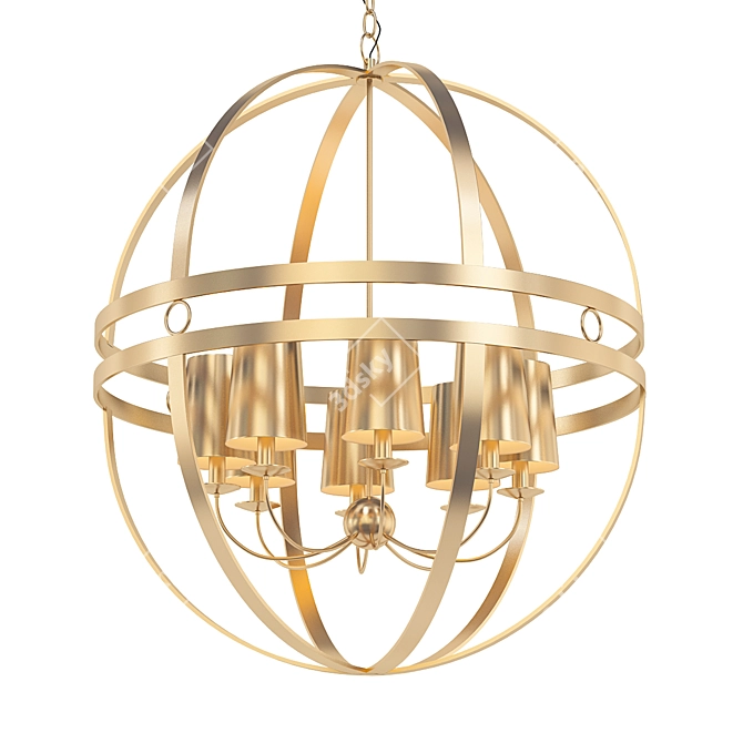 Modern Pendant Light - MONDO 3D model image 1