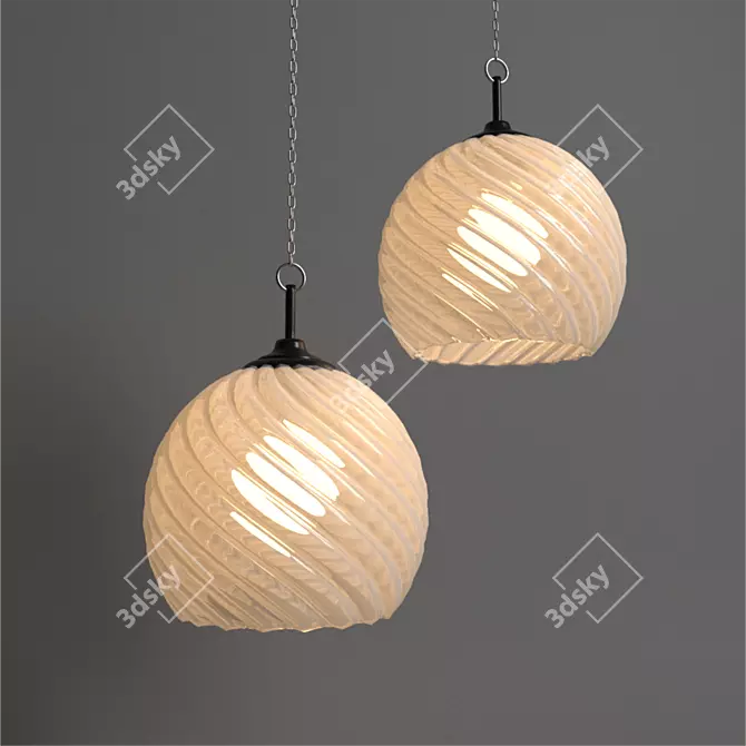 Elegant Chandeliers for Stunning Interiors 3D model image 4