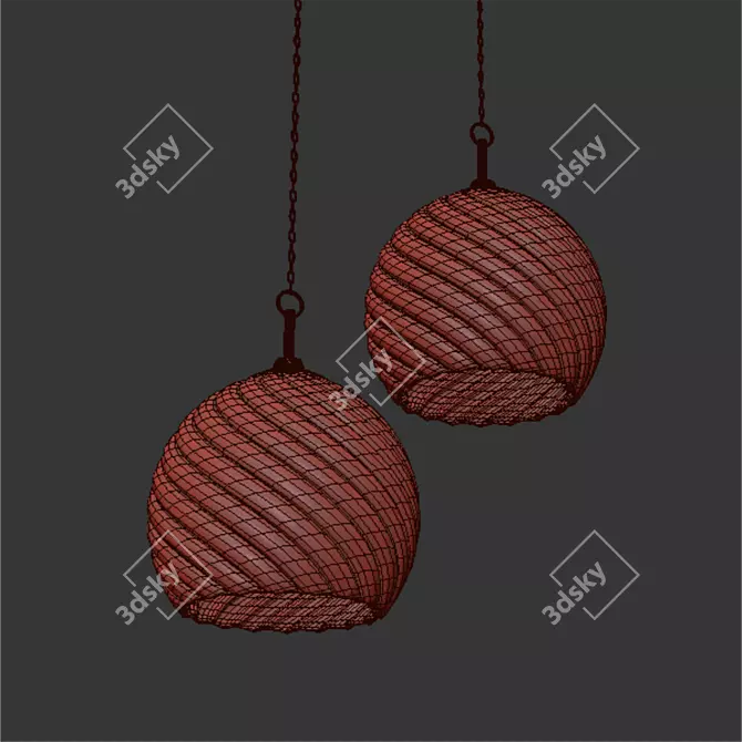 Elegant Chandeliers for Stunning Interiors 3D model image 5