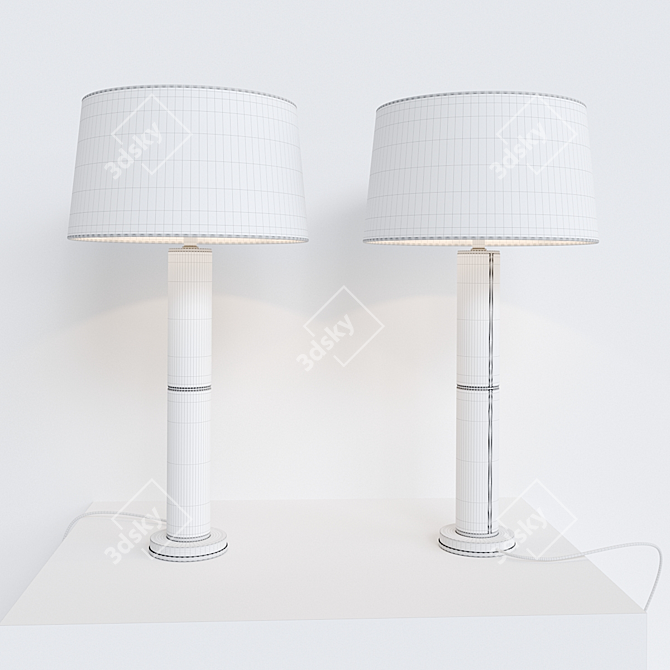 Sophisticated Upper Fifth Table Lamp 3D model image 2