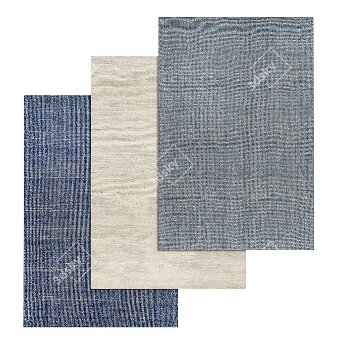 Luxury Carpet Set 3D model image 1