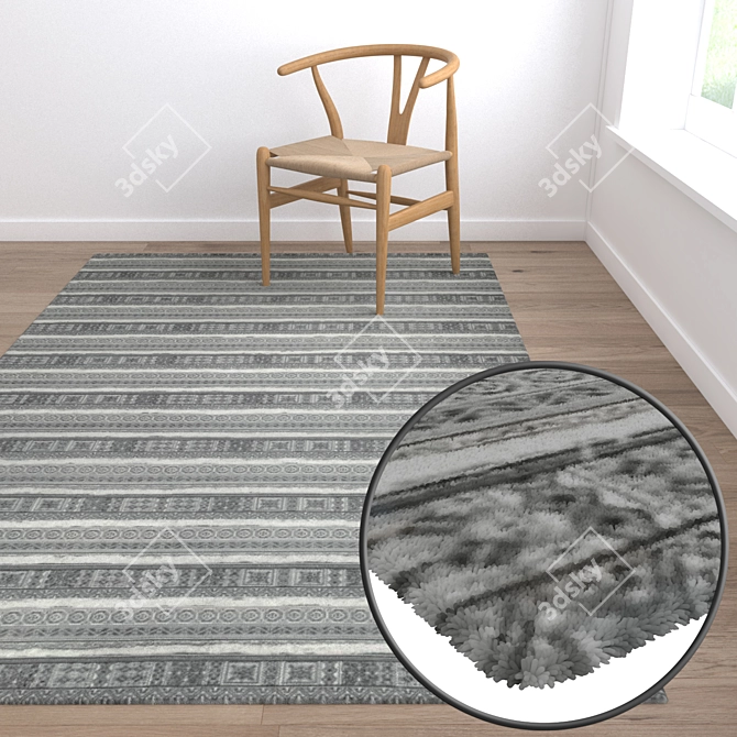 Luxury Carpet Set: High-quality Textures for Stunning Renders 3D model image 5